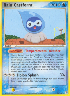 Rain Castform DS 26