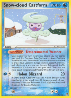 Snow-cloud Castform DS 29
