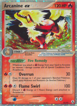 Arcanine ex #83 — La Leggenda di Mew