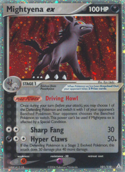 Mightyena ex HP 101