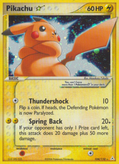 Pikachu Star #104 — Fantasmi di Holon