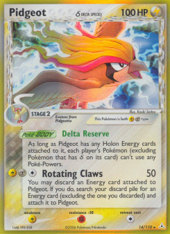 Pidgeot δ HP 14