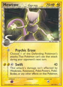 Mewtwo δ HP 24