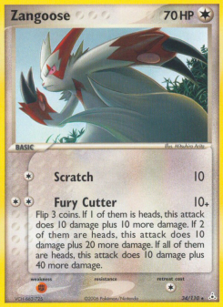 Zangoose HP 34
