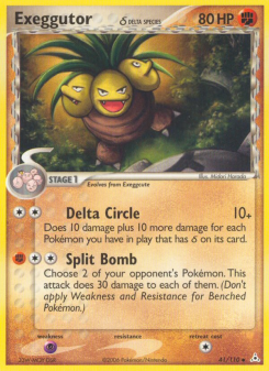 Exeggutor δ HP 41
