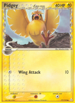 Pidgey δ HP 77