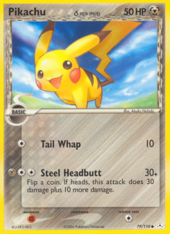 Pikachu δ HP 79