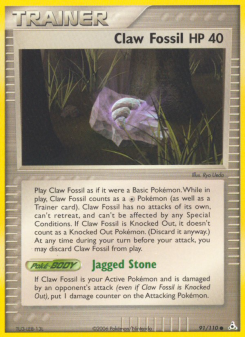 Claw Fossil HP 91