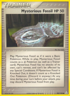 Mysterious Fossil HP 92