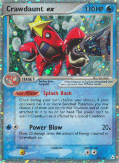 Crawdaunt ex HP 99