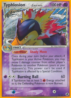 Typhlosion δ DF 12