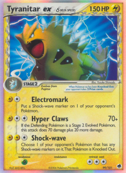Tyranitar ex δ DF 99