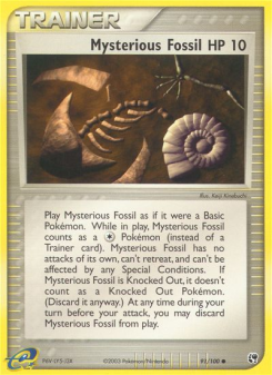 Mysterious Fossil SS 91
