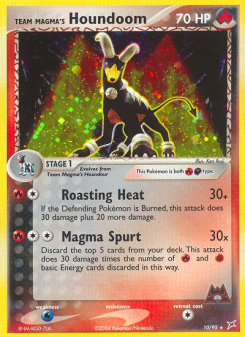 Team Magma's Houndoom MA 10