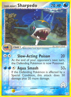 Team Aqua's Sharpedo MA 18