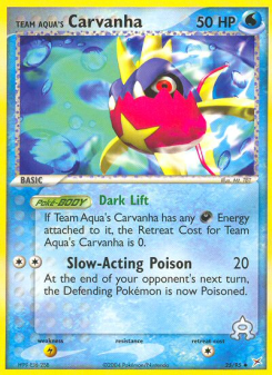 Team Aqua's Carvanha MA 25