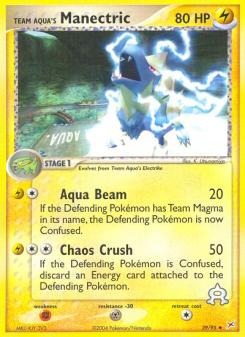 Team Aqua's Manectric MA 29