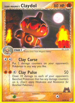 Team Magma's Claydol MA 33