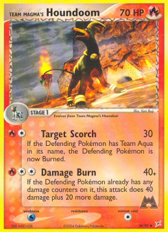 Team Magma's Houndoom MA 34