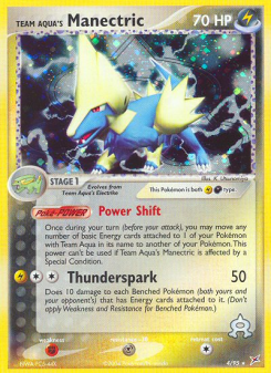 Team Aqua's Manectric MA 4
