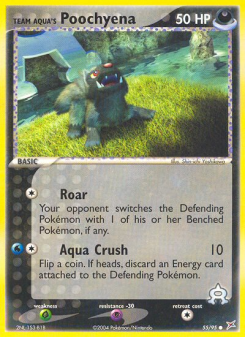 Team Aqua's Poochyena MA 55