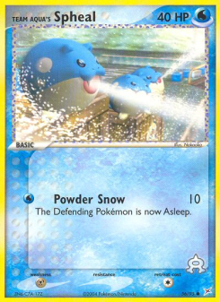 Team Aqua's Spheal MA 56
