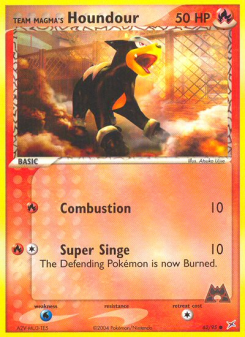 Team Magma's Houndour MA 62
