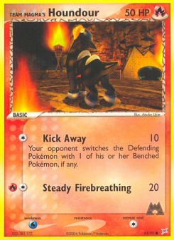 Team Magma's Houndour MA 63