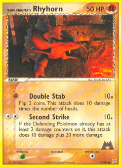 Team Magma's Rhyhorn MA 67