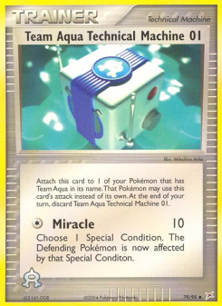 Team Aqua's Technical Machine 01 MA 79