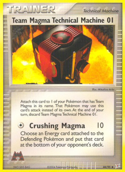 Team Magma's Technical Machine 01 MA 84