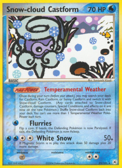 Snow-cloud Castform HL 25
