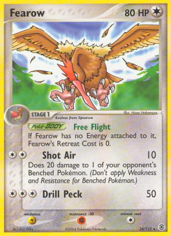 Fearow — Rosso Fuoco Verde Foglia
