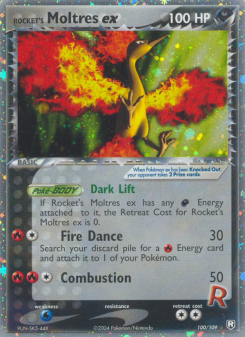 Rocket's Moltres ex TRR 100