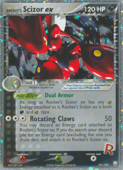 Rocket's Scizor ex TRR 101