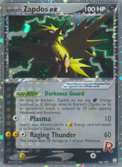 Rocket's Zapdos ex TRR 106