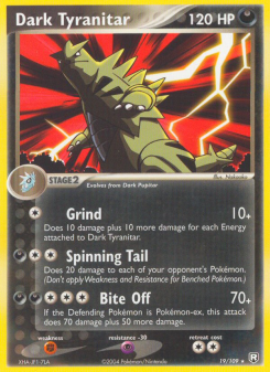 Dark Tyranitar TRR 19