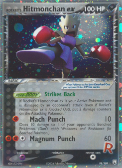 Rocket's Hitmonchan ex TRR 98