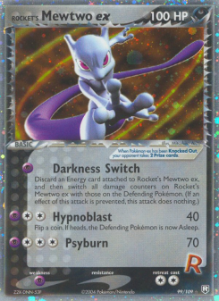 Rocket's Mewtwo ex #99 — Team Rocket Returns