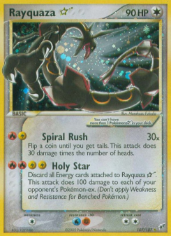 Rayquaza Star DX 107