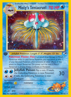 Misty's Tentacruel GYM1 10