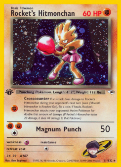 Rocket's Hitmonchan GYM1 11
