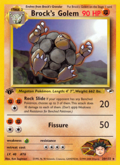 Brock's Golem GYM1 20