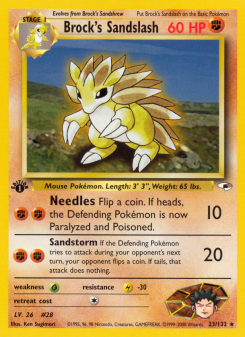 Brock's Sandslash GYM1 23