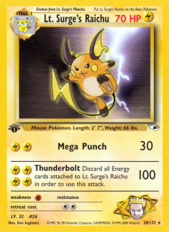 Lt. Surge's Raichu GYM1 28