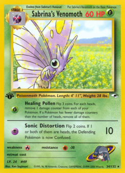 Sabrina's Venomoth GYM1 34