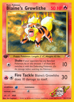 Blaine's Growlithe GYM1 35