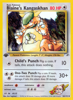 Blaine's Kangaskhan GYM1 36