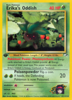 Erika's Oddish GYM1 47