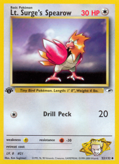 Lt. Surge's Spearow GYM1 52